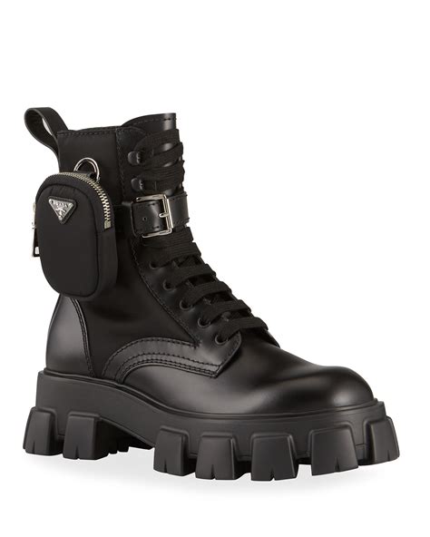 prada boot men|Prada monolith boots men's.